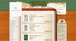 Desktop Screenshot of konyvmoly.hu